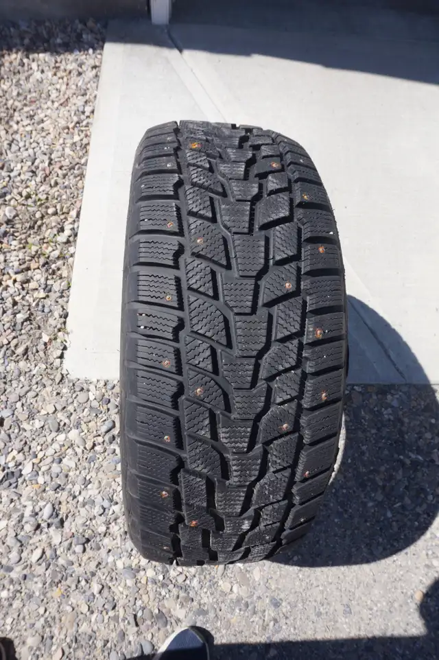 4 winter studded tires 235/55 R 17 in Tires & Rims in Calgary - Image 3