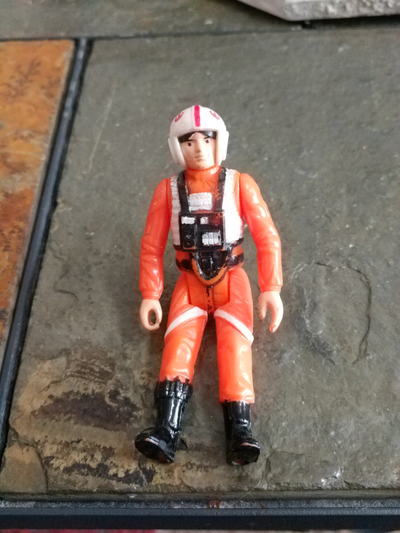 Original Luke Skywalker Star Wars figurine from X-Wing fighter 1977. Mint condition.