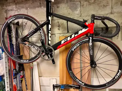 Fuji Track Bike – Fixed Gear / Single Speed – Carbon Wheels, View more