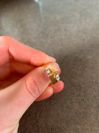 Vintage 14K Gold Diamond Ring