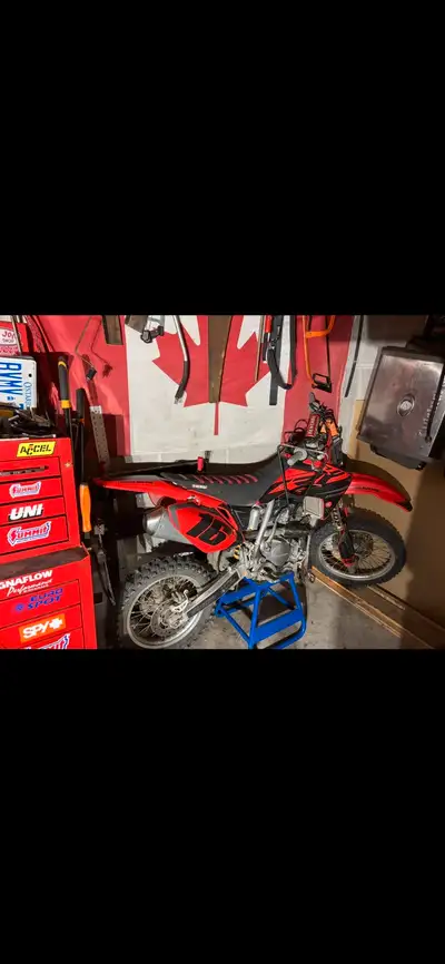 ***WOULD TRADE FOR 125 2 STROKE*** Bought for 3,700 need the money 3,500 obo bought it road it about...