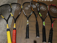 3 remain-Eye squash racquets - in good condition