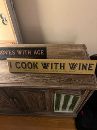 Wine decoration plaques