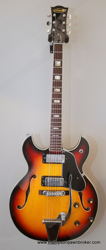GRANADA 5002T ELECTRIC GUITAR & CASE (70's, Japan) in Guitars in Hamilton - Image 2