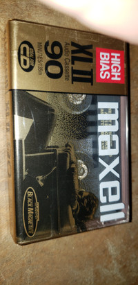 Blank new in wrap maxell 90 cassette