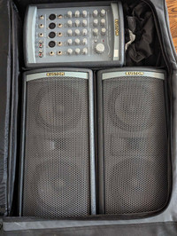 Kustom Profile System One - Portable PA System with Roller Case 