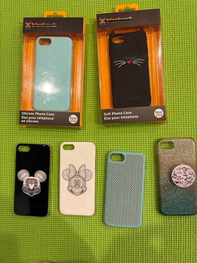 8 iPhone cases for 6-7-8 SE 2020 in Cell Phone Accessories in Kitchener / Waterloo - Image 2