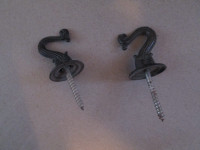 2 screw in hooks (for hanging lamp)