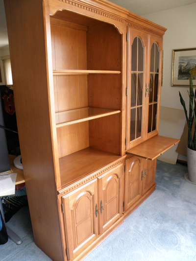 Maple Cabinet and Bookcase, View more
