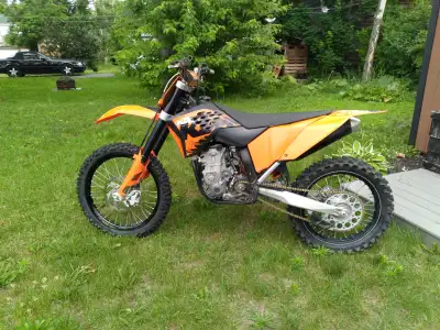 Parting out my KTM sxf450 Rims & tires $650(new front rim & tire new back tire 1 ride ) Front forks...