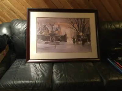 Framed Signed Limited 'Twilight on the Square' Douglas R Laird, View more