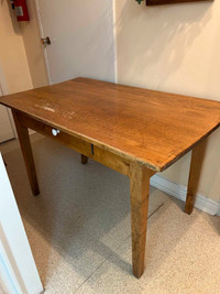 Vintage table and desk 
