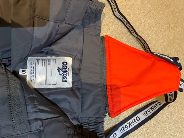 Grey Oshkosh snow pants size 10 in Kids & Youth in Edmonton - Image 4