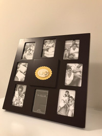 New 12 X 12 Picture Frame Holds Nine 2" x 3" Pictures