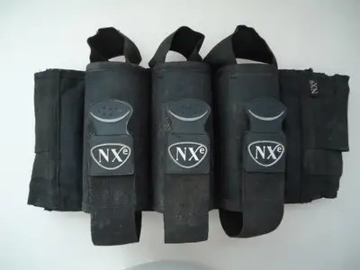 NXE pack holds pods. 30bux. Valken pack holds 4+3. 35 bux. GenX podpack holds 5 pods, new 20 bux. Wo...