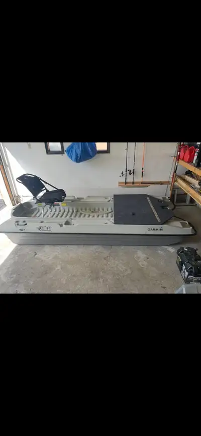 Pelican bass raider nxt, 10 feet 2 inches long… ZERO holes in this boat! Pre wired so you can run a...