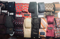 Lot of 16 High-end Designer Brands Vintage Ties (Price for all)