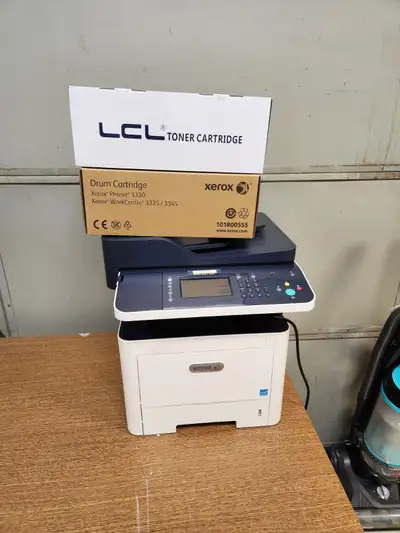 XEROX 3335 PRINTER/COPIER/SCANNER, View more