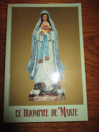 Livre " Le triomphe de Marie "