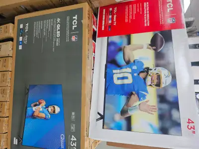 This is a new open box 2023 TCL 43" 4k android smart tv. Model 43S450R (2023) Or Model 43S551G (2024...