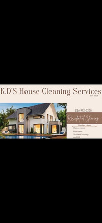 K.D'S HOUSE CLEANING SERVICE-MENAGE DE MAISON SERVICE