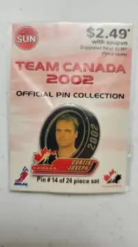 New 2002 Toronto Sun Olympic team Canada Hockey  Curtis Joseph