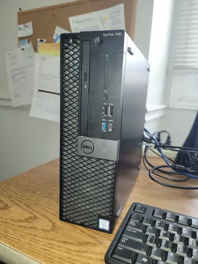 Win11 Dell 7060 desktop. i7 4.6GHz. 16GB RAM. 256GB SSD 500GB HD, View more