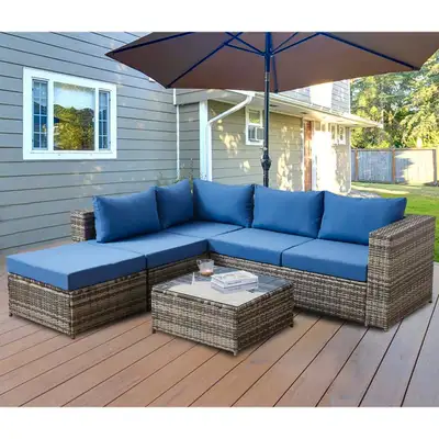 Brand new 4pc patio Sectional set. free delivery, View more