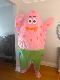 PATRICK STAR MASCOT ADULT COSTUME ONE SIZE!!!WHY RENT 