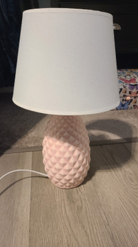 Pink pineapple lamp