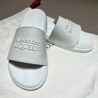 Alexander McQueen flip flop slides