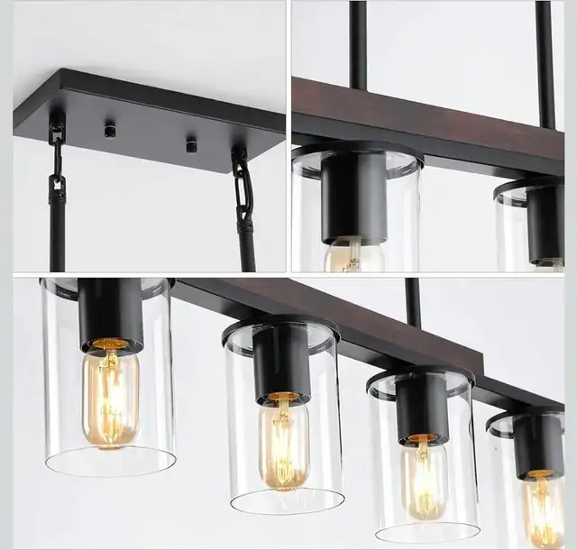 Mecgirn Farmhouse Dining Room Light  in Indoor Lighting & Fans in Guelph - Image 3