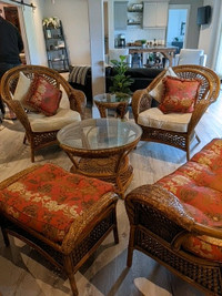Pier 1 Rattan Seating Set