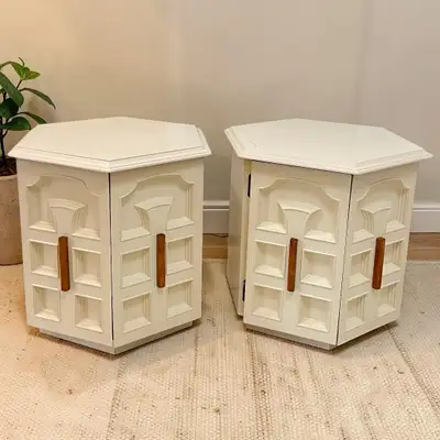 cream nightstands, View more