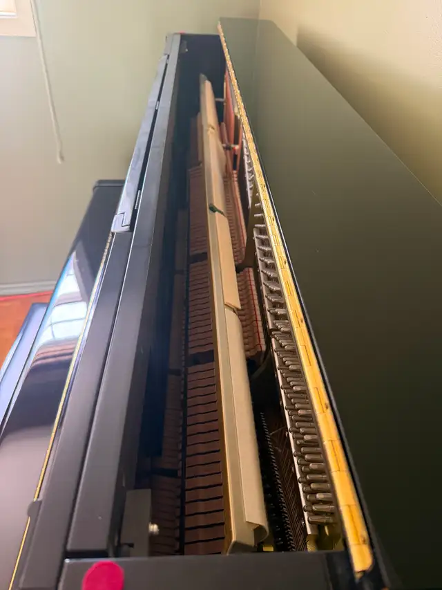 Yamaha YUS5 Professional Upright Piano (2010) – Polished Ebony – in Pianos & Keyboards in City of Toronto - Image 10