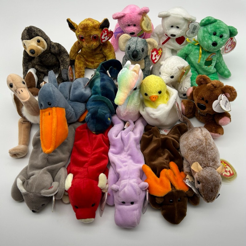 Vin tage TY Beanie Babies 19932004 With Tags prices in ad Arts