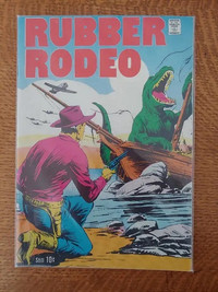 PRESS KIT PROMO COMIC - 4 Rubber Rodeo 1984 10¢ Cowboys