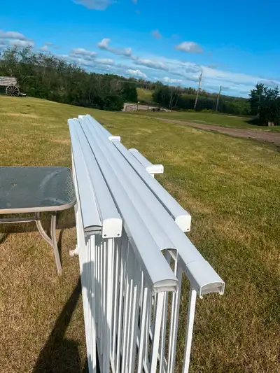 White aluminium 42” deck rail for sale, View more