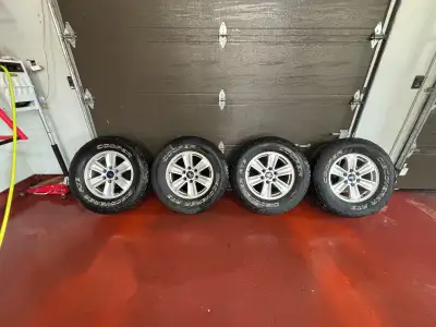 Set of 4 245 70 17” winter tires on original Ford F150 mags with TPMS, in excellent condition Reason...