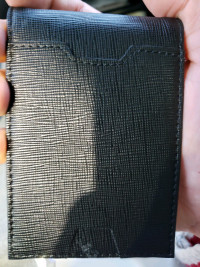 BN Sleek Black Leather Wallet
