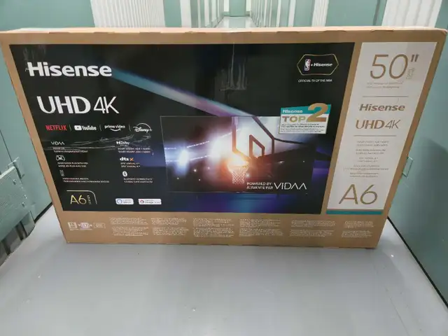 smart tv hisense 50p wifi prime video garantie seulement 339$ in TVs in City of Montréal - Image 2