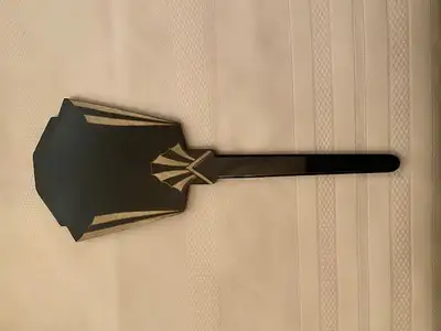 Rare Vintage/Antique Art Deco Vanity Hand Mirror by Keystone, View more