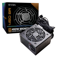 EVGA 450 BR, 80+ BRONZE 450W Power Supply