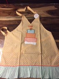 Sweet Treat Embroidered Adult & Children's Aprons (Brand new)