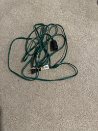 Green extension cord