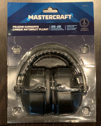 New Mastercraft Folding Earmuffs