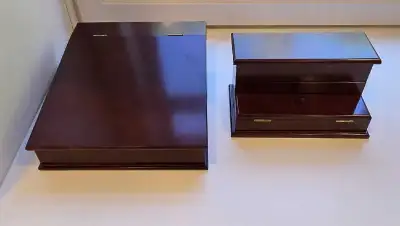 The Bombay Co. Vintage Wooden Jewelry Box, excellent condition. $60 each