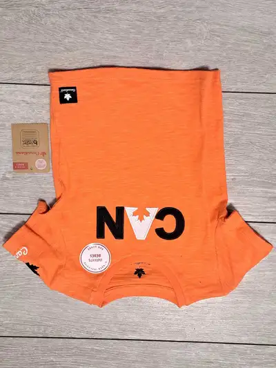 NEW Canadiana Unisex 100% Cotton Infant Orange Tshirt: 6-12M, View more