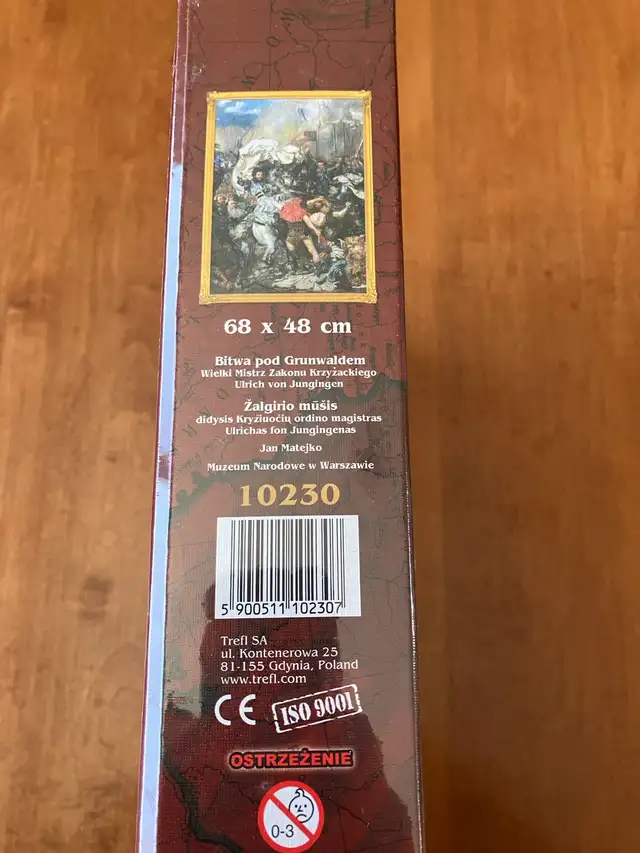 New 1000-Piece Trefl Puzzle, Bitwa Pod Grunwaldem by Jan Matejko62863284379394124