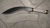 White Handle Decorative Kukri Piece